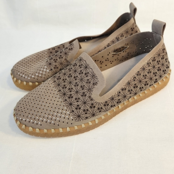 Patrizia Suede Genuine Lather Bohemian Espadrilles - Picture 1 of 11